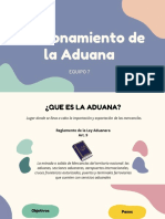 Funcionamiento de La Aduana