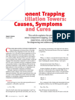 Component Trapping in Distillation Towers Causes, Symptoms and Cures