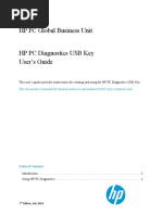 HP PC Diagnostics USB Key User Guide - Rev 7 (Jul 2016 Release) - Englis...