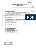 Casos Procedimientos de Auditoria Financiera