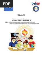 Health: Quarter I - Module 6