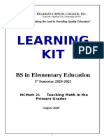 Learning KIT: BS in Elementary Education