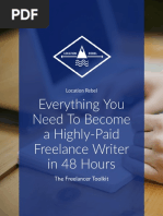 How To Become A Highly Paid Freelance Writer