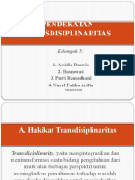 Pendekatan Transdisiplin Filsafat Ilmu Kelompok 05