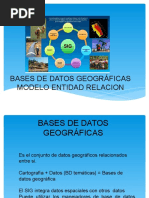 Bases de Datos Geográficas - Modelo E-R