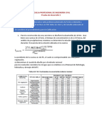 Hidrología, Prueba de Desarrollo 3