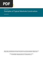 Examples of Typical Manhole Construction PD60