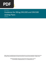 Guidance For Lifting DN1200 and DN1500 Jacking Pipes PD52