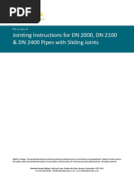 Jointing Guidance For Pipes DN2000 DN2100 and DN2400 PD22