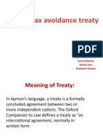 Double Tax Avoidance Treaty: Presented By: Syed Husain Akbar Sunny Sharma Mrinal Jain Dushyant Poswal