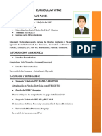 Curriculum Vitae Actual 2020