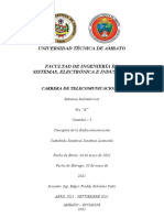 U1-Tarea 6 Radiocomunicaciones - Indisponibilidad y Uso de Técnicas