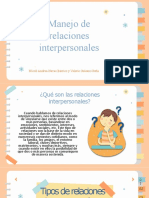 Manejo de Relaciones Interpersonales.