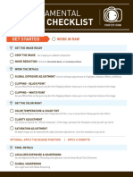 Fundamental+Editing Checklist