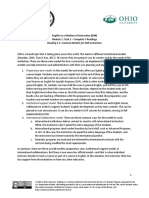 English As A Medium of Instruction (EMI) Module 1: Task 2 - Complete 5 Readings Reading 1.1: Common Models For EMI Instruction