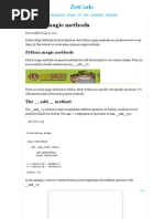 Python Magic Methods - Using Magic Methods in Python