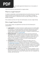 Legal Contracts