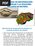 Mecanismos de Recuperacion y La Ecuacion Balance de Materia