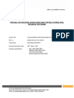 Technical (Structural) & Financial Proposal of Proposed Hotel Building at Cox's Bazar