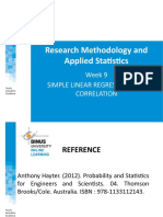 PPT09 - Simple Linear Regression and Correlation