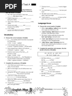 Unit 1 Standard Test A: Listening