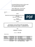 Universite Mentouri Constantine Dune Machine Frigorifique Adsorption