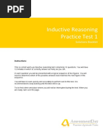 Inductive Reasoning Practice Test 1: Assessmentday