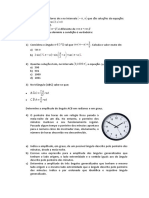 Ficha Trabalho 11º Ano