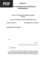 LESSON 1 - The Computer, Mobile and Other Devices