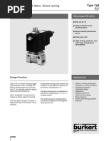 3/2-Way Solenoid Valve, Direct-Acting: Type 744