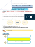 Actividad de Comunicación-Dia 3-10 Nov