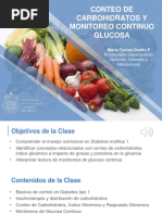 Conteo de Carbohidratos y Monitoreo de Glucosa Continua Puc