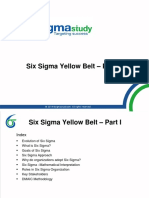 Six Sigma Yellow Belt - Part I: © 2014 6sigmastudycom. All Rights Reserved