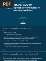 Code of Practice For Temporary Works Procedures: 6 November 2019