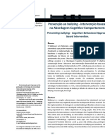 Prevenção Ao Bullying - Intervenção Baseada Na Abordagem Cognitivo-Comportamental