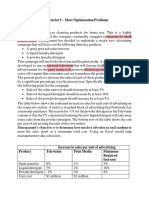 Problem Set 5 - More Optimization Problems