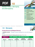 Market Power: Monopoly and Monopsony: Chapter Outline