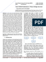 Design of Sinusoidal Pulse Width Modulation 3 Phase Bridge Inverter