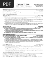 Zacharyweis Resume