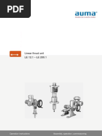 Linear Thrust Unit LE 12.1 - LE 200.1: Assembly, Operation, Commissioning Operation Instructions