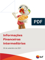 Informações Financeiras Intermediárias: 30 de Setembro de 2021