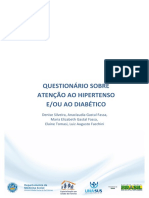 Questionário Sobre A Atenção Ao Hipertenso E - Ou Ao Diabético