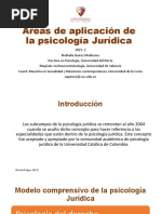 Áreas de Aplicación de La Psicología Jurídica