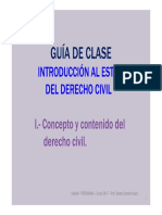 Concepto y Contenido Del Derecho Civil