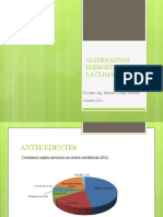 Alternativas Energéticas en La Climatización: Docente: Ing. Germán Colque Yaibona Octubre 2021