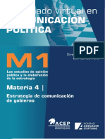 Materia 4 - Estrategia de Comunicación de Gobierno