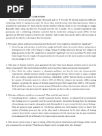 NCM 105: Basic Nutrition and Diet Therapy: Learning Activity 1: Case Study