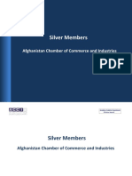 Silver Members: Afghanistan Chamber of Commerce and Industries