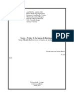 Trabalho - Modelo Reflexivo Na Formação de Professores