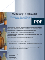 Metalurgi Ekstraktif